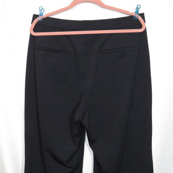 Halara HaloTek Air Black High Waist Pleated Pull On Flare Pants Size XL - Picture 8 of 8
